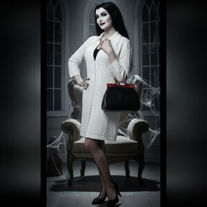 Vintage 70sRosanna White Long Sweater